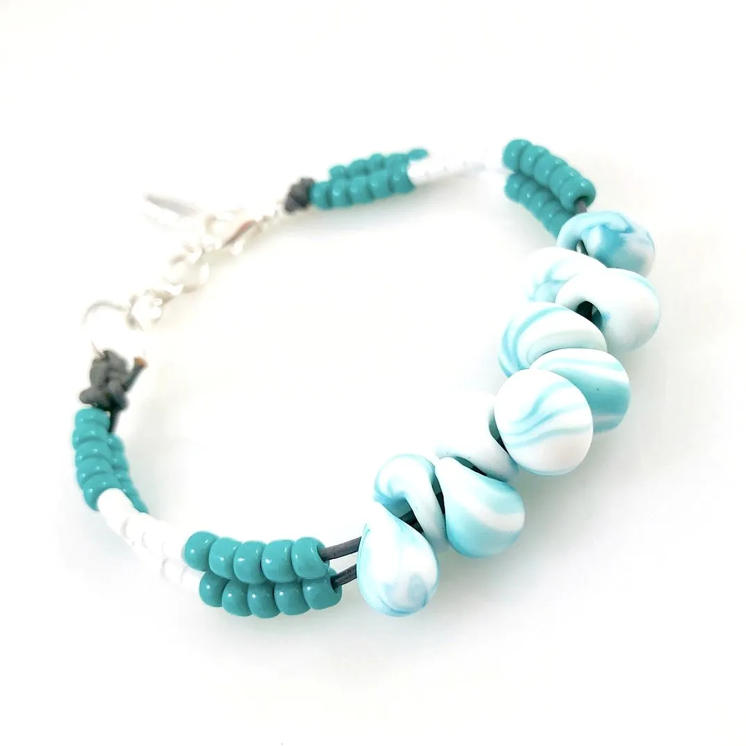 "Petite Boho" Bracelet - Blue Hawaii