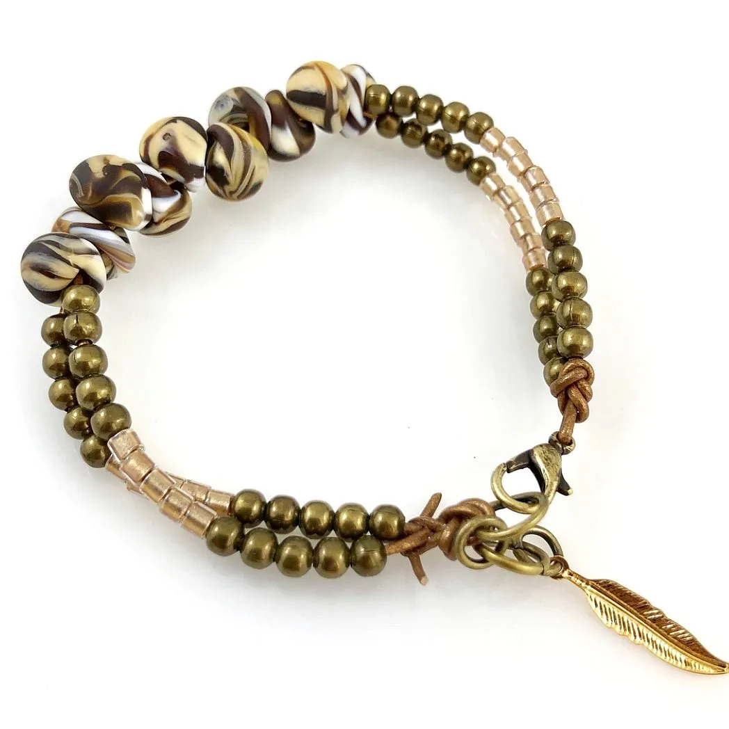 "Petite Boho" Bracelet - Sand Dune