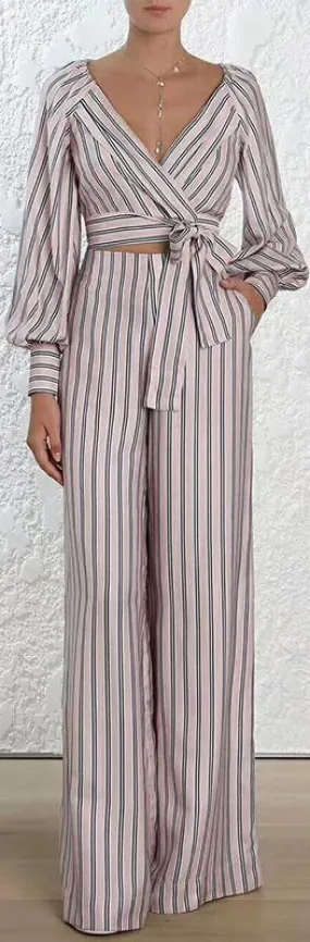 'Radiate' Wrap Top and Pant Set