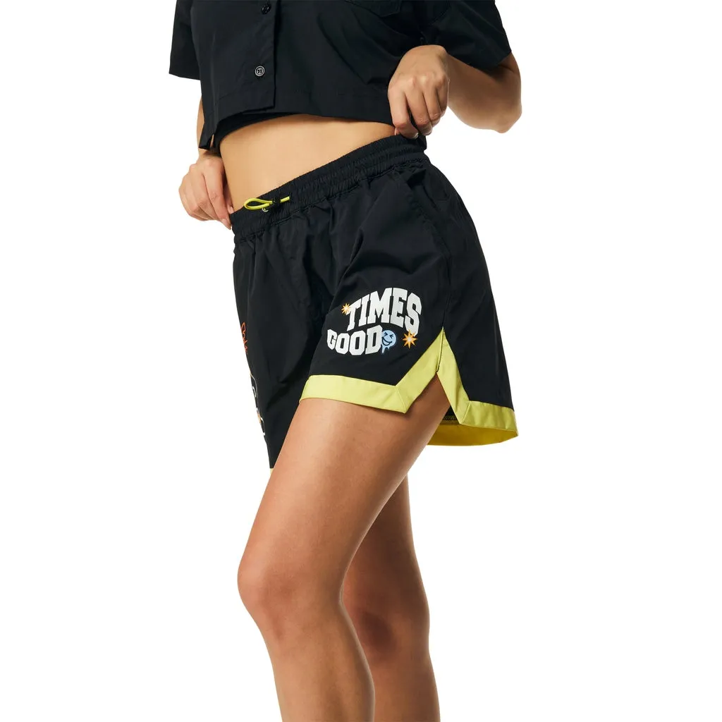 Resort Slit Shorts - Black