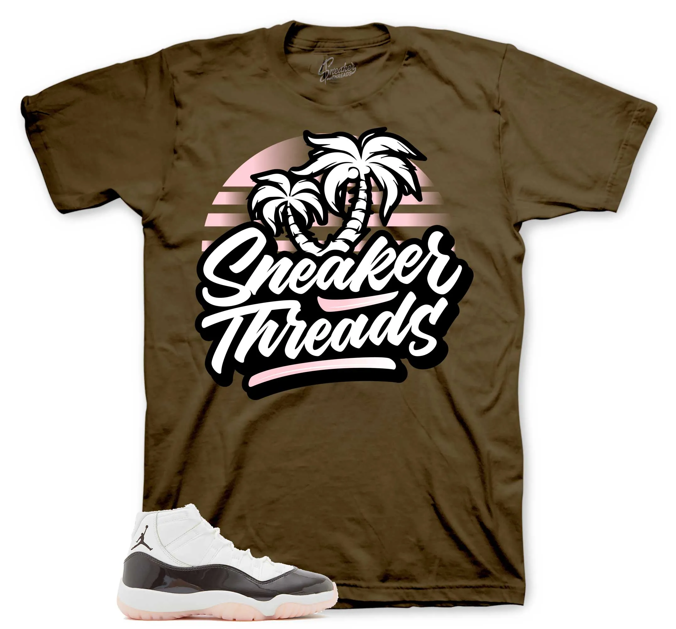 Retro 11 Neapolitan Shirt - ST Palms - Brown