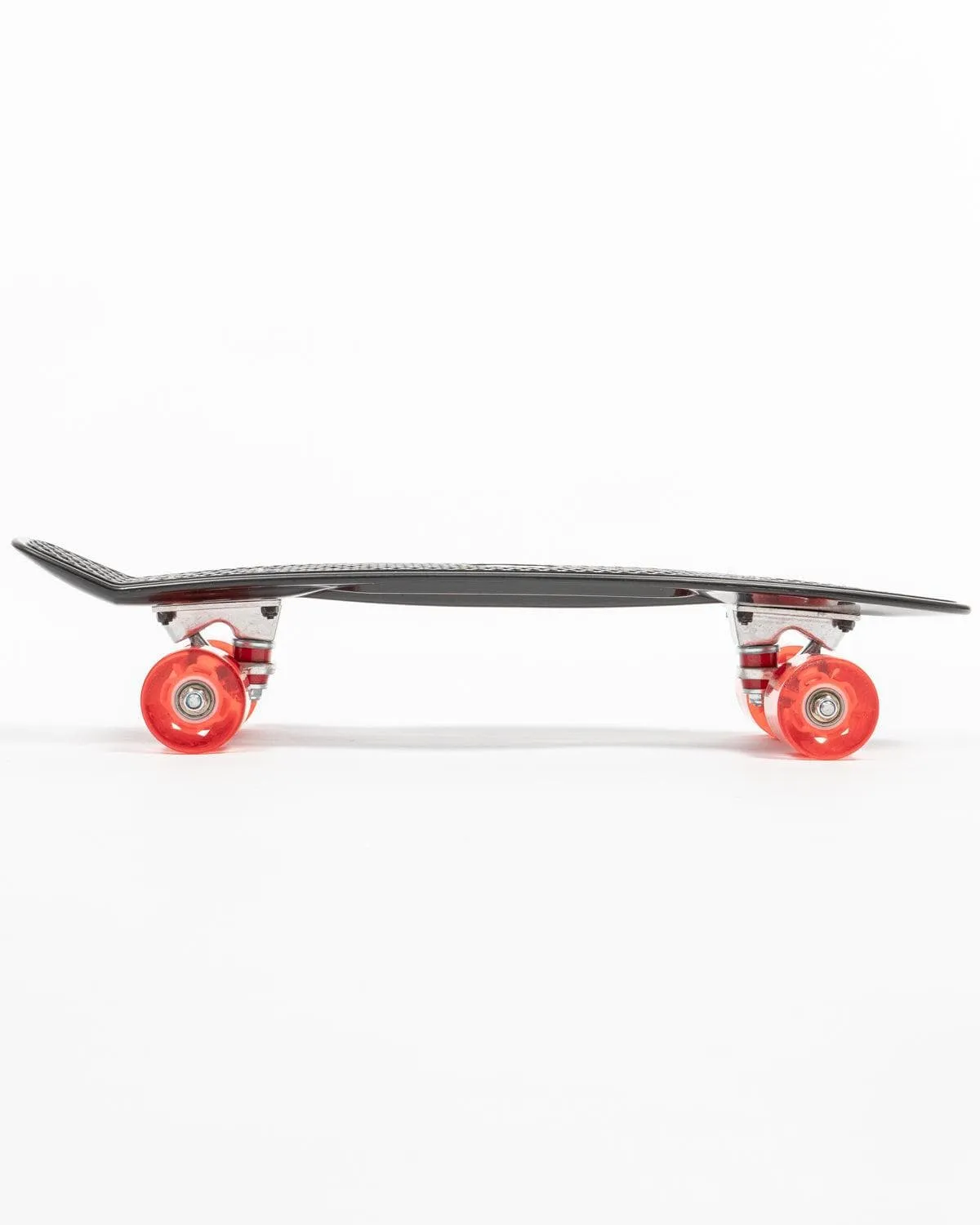 Retroride Mini Skateboard with Flashing Wheels - Black/Red