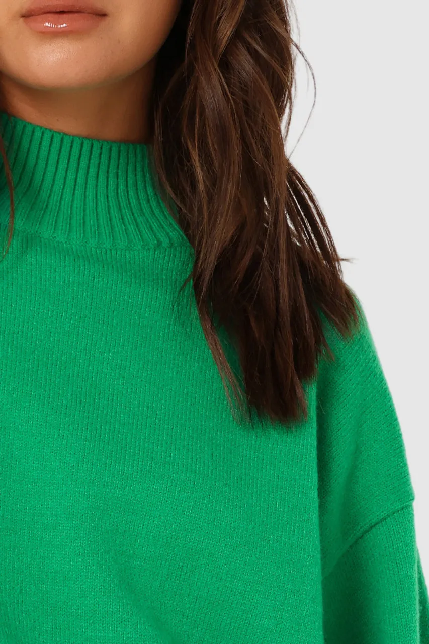 Sabrina Knit Jumper | Green