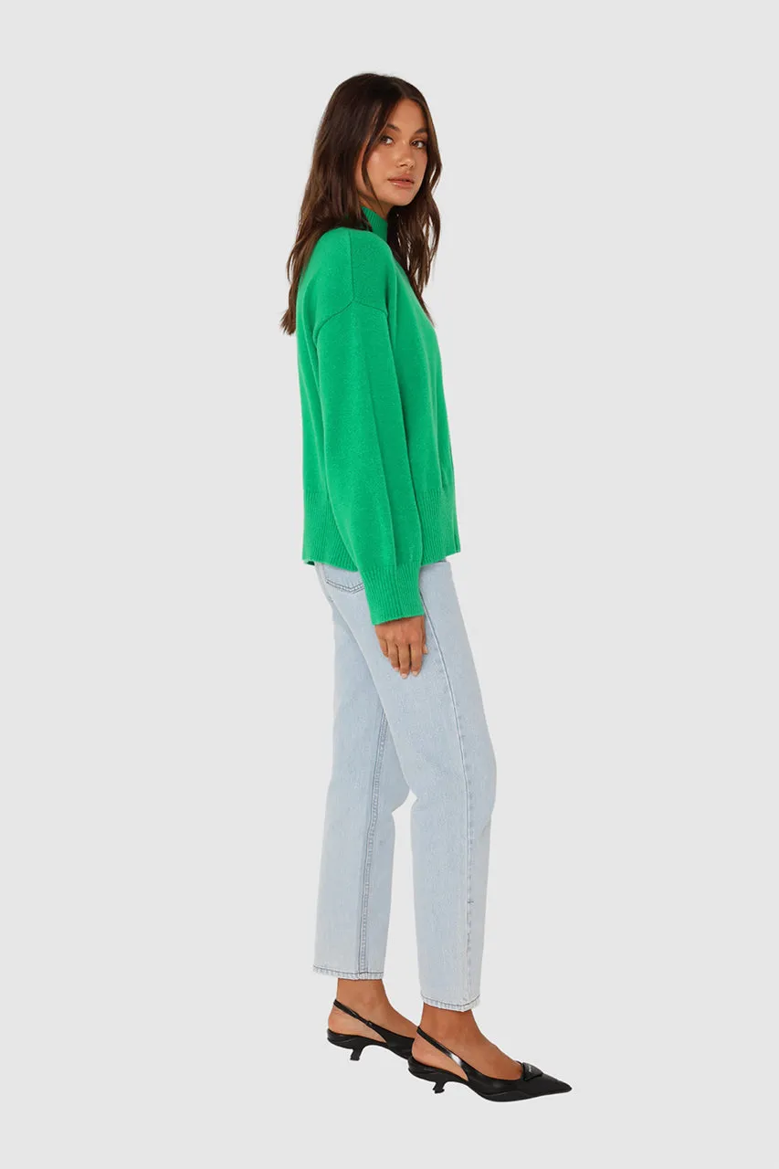 Sabrina Knit Jumper | Green