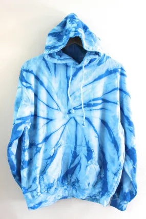 Sky Blue Tie-Dye Unisex Hoodie