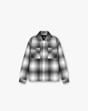 Spirits Of Summer Flannel Shirt - Black White