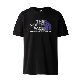 T-shirt Uomo The North Face Rust 2 Nero / Viola