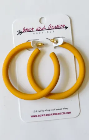 The Game Day Color Coated Hoops (Mustard)