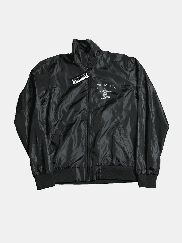 Thrasher Gonz Reversible Coach Jacket - Black / Camo