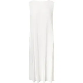 Timeless Tara dress in delicious linen quality / 100024 - White