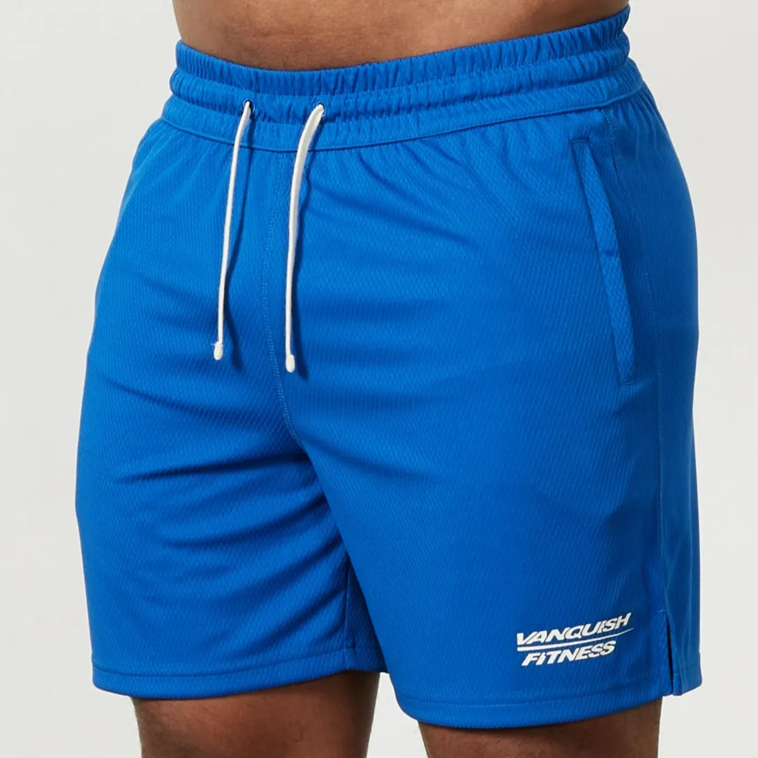 Vanquish Speed Cobalt Blue Mesh Shorts