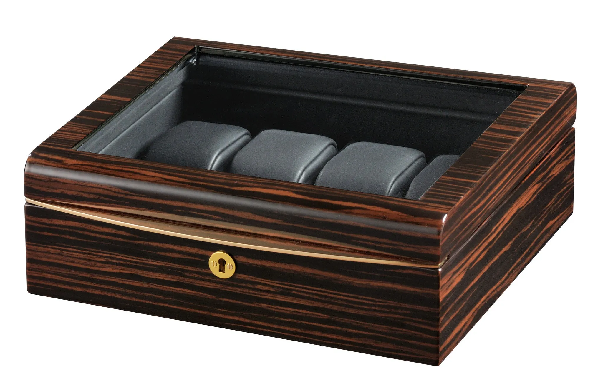 Volta Ebony Wood Watch Case w/ Black Interior