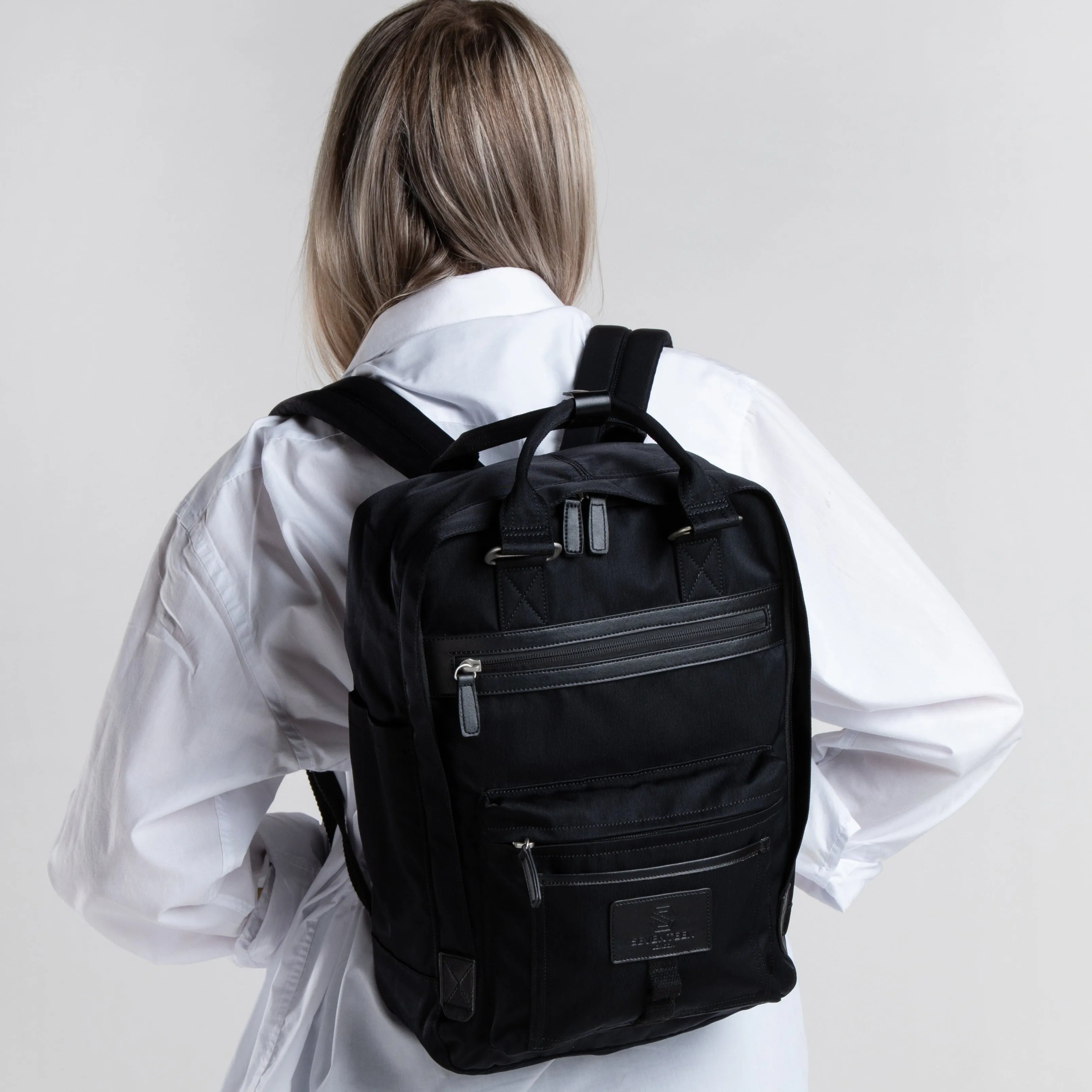 Wimbledon Backpack - Black with Black