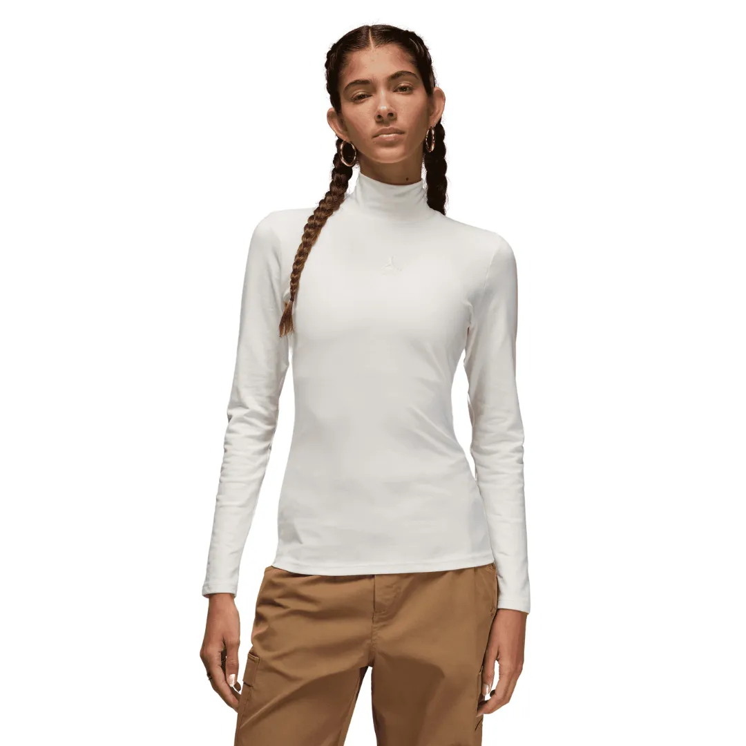 Women's Jordan Long Sleeve Mock Neck - Sail