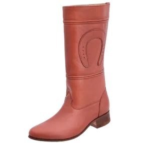 Women's Plain Chedron with Horseshoe Escaramuza Boot