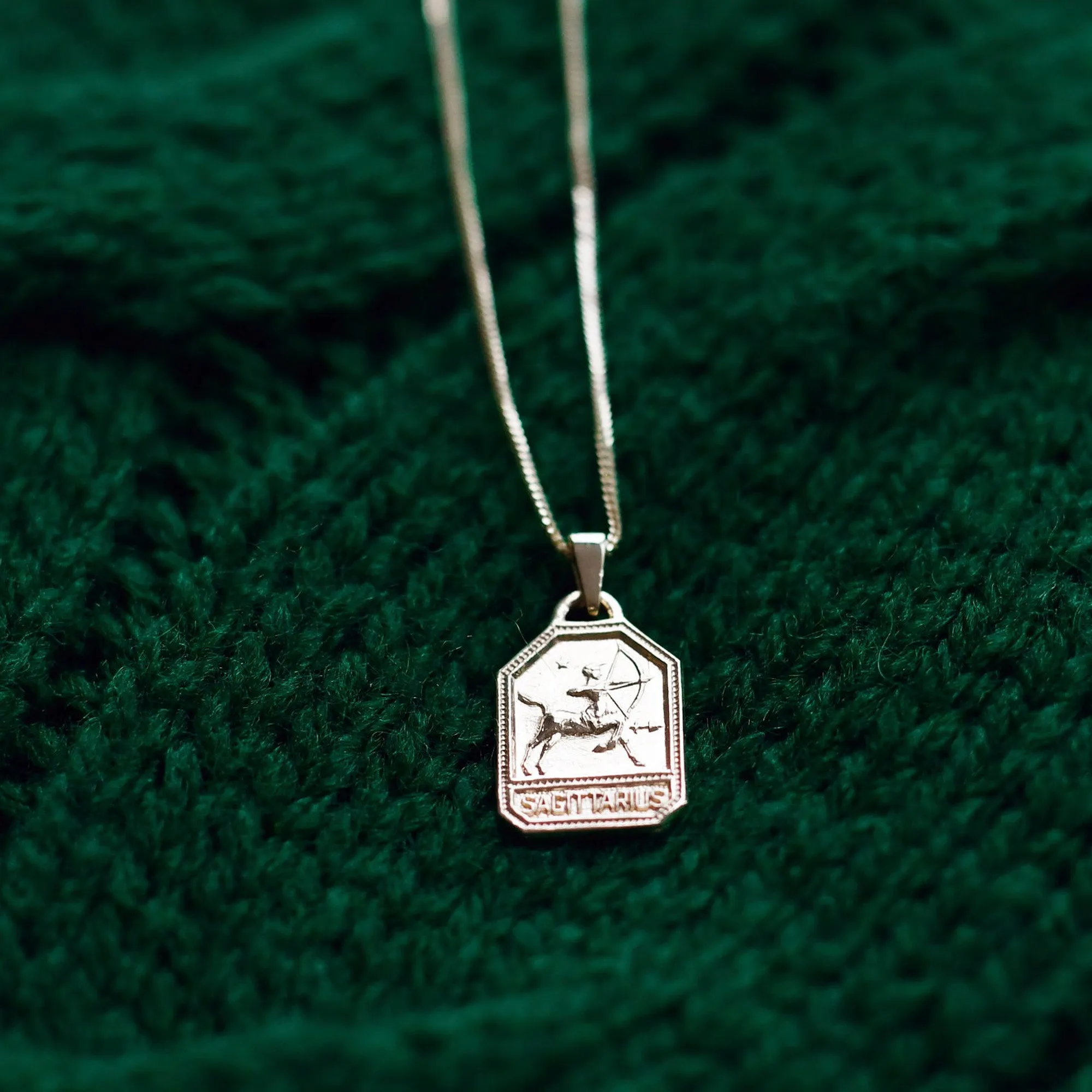 Zodiac Dog Tag Necklace