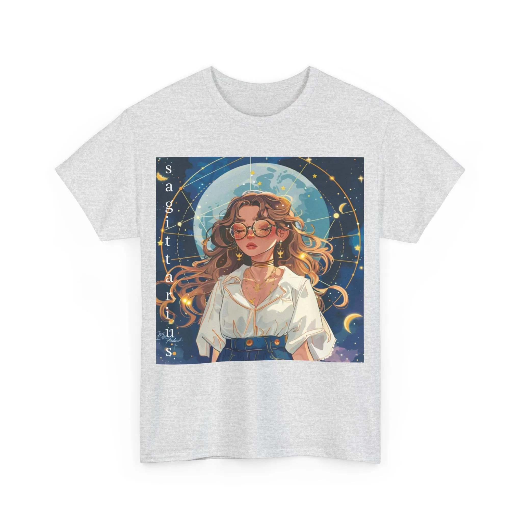 Zodiac Sagittarius Unisex Heavy Cotton Tee