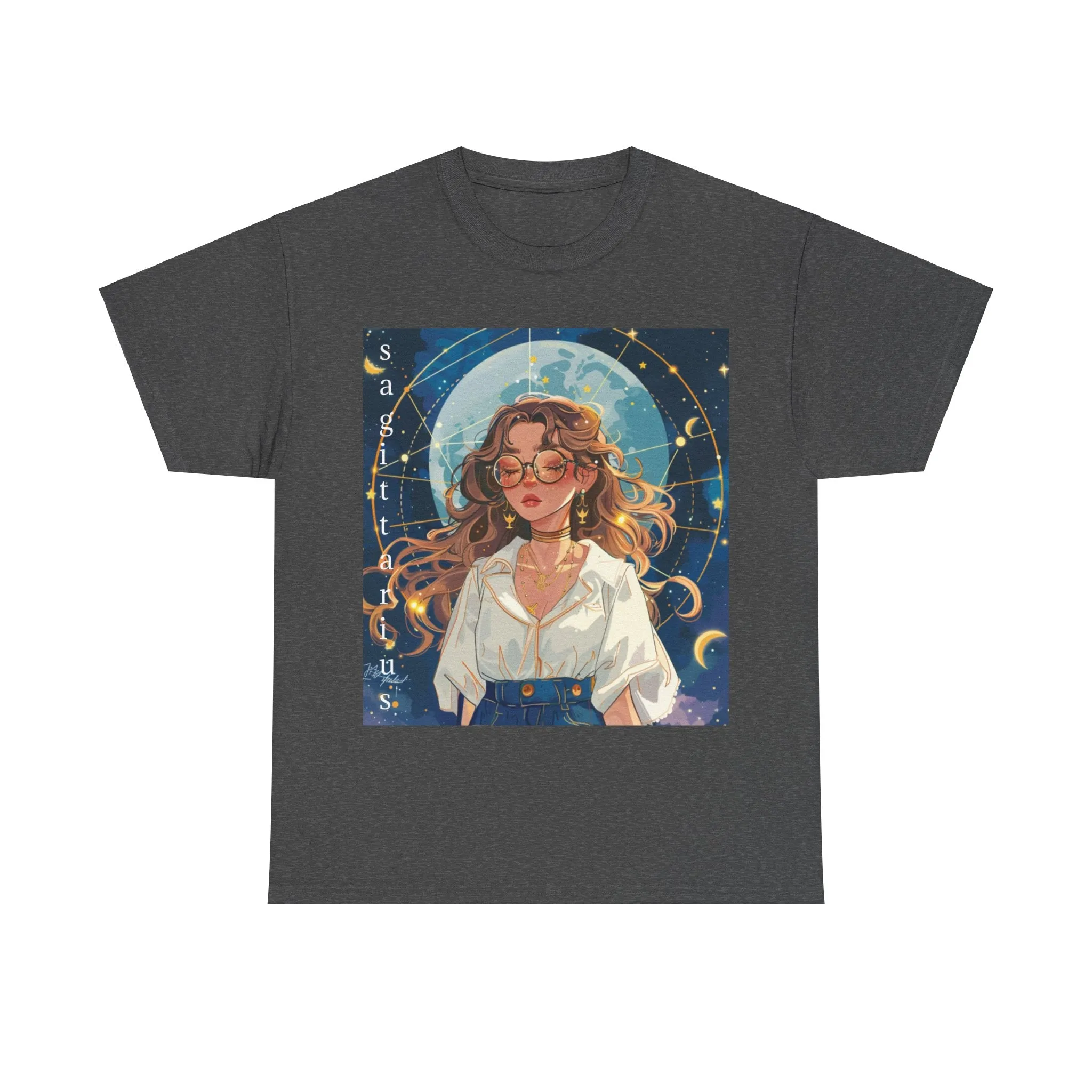 Zodiac Sagittarius Unisex Heavy Cotton Tee