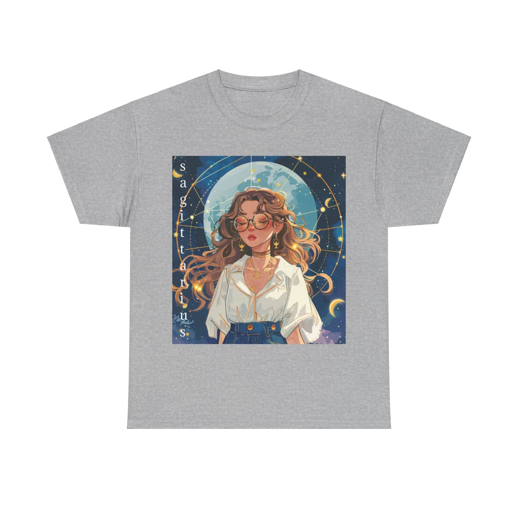 Zodiac Sagittarius Unisex Heavy Cotton Tee