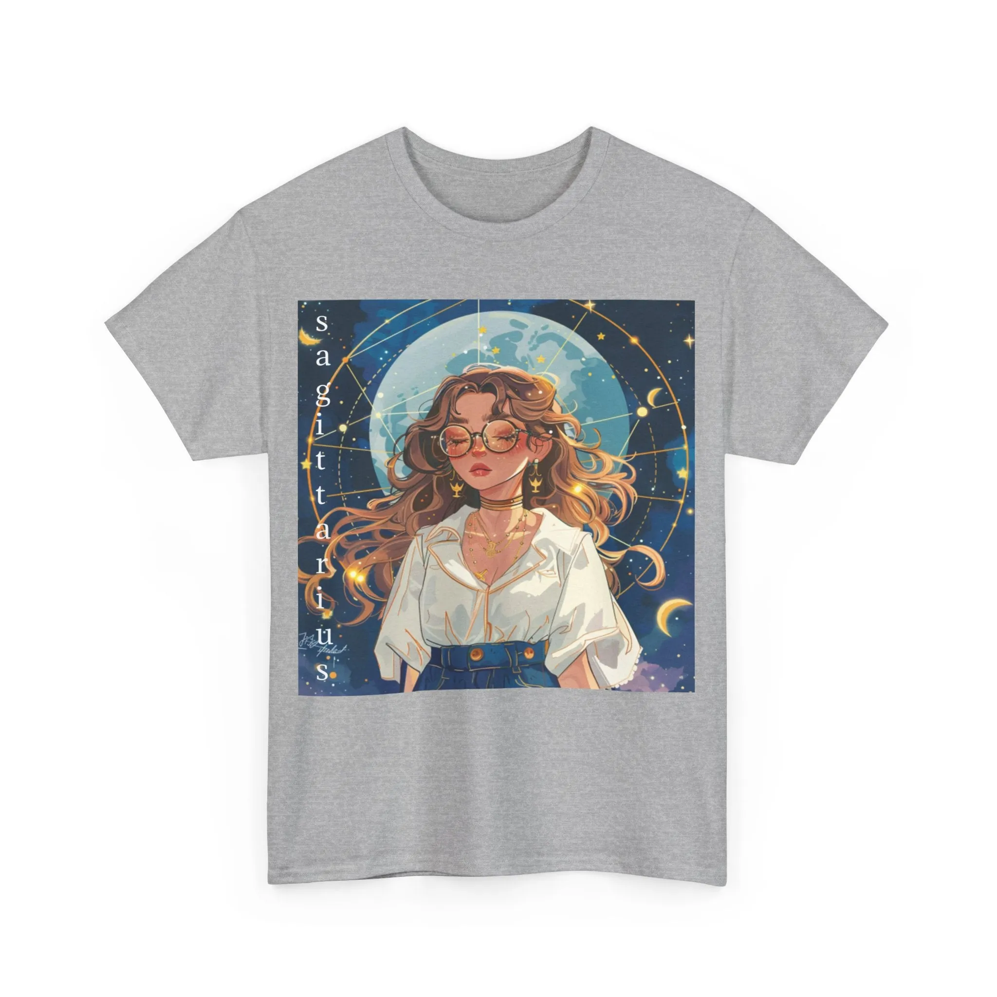 Zodiac Sagittarius Unisex Heavy Cotton Tee