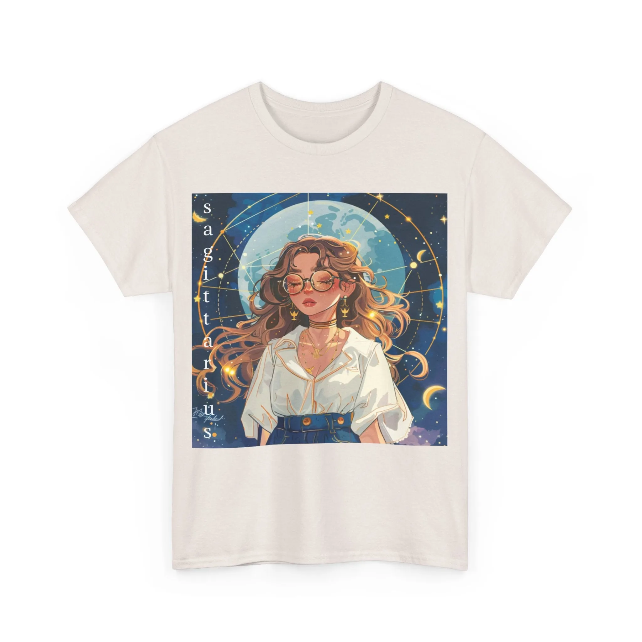 Zodiac Sagittarius Unisex Heavy Cotton Tee