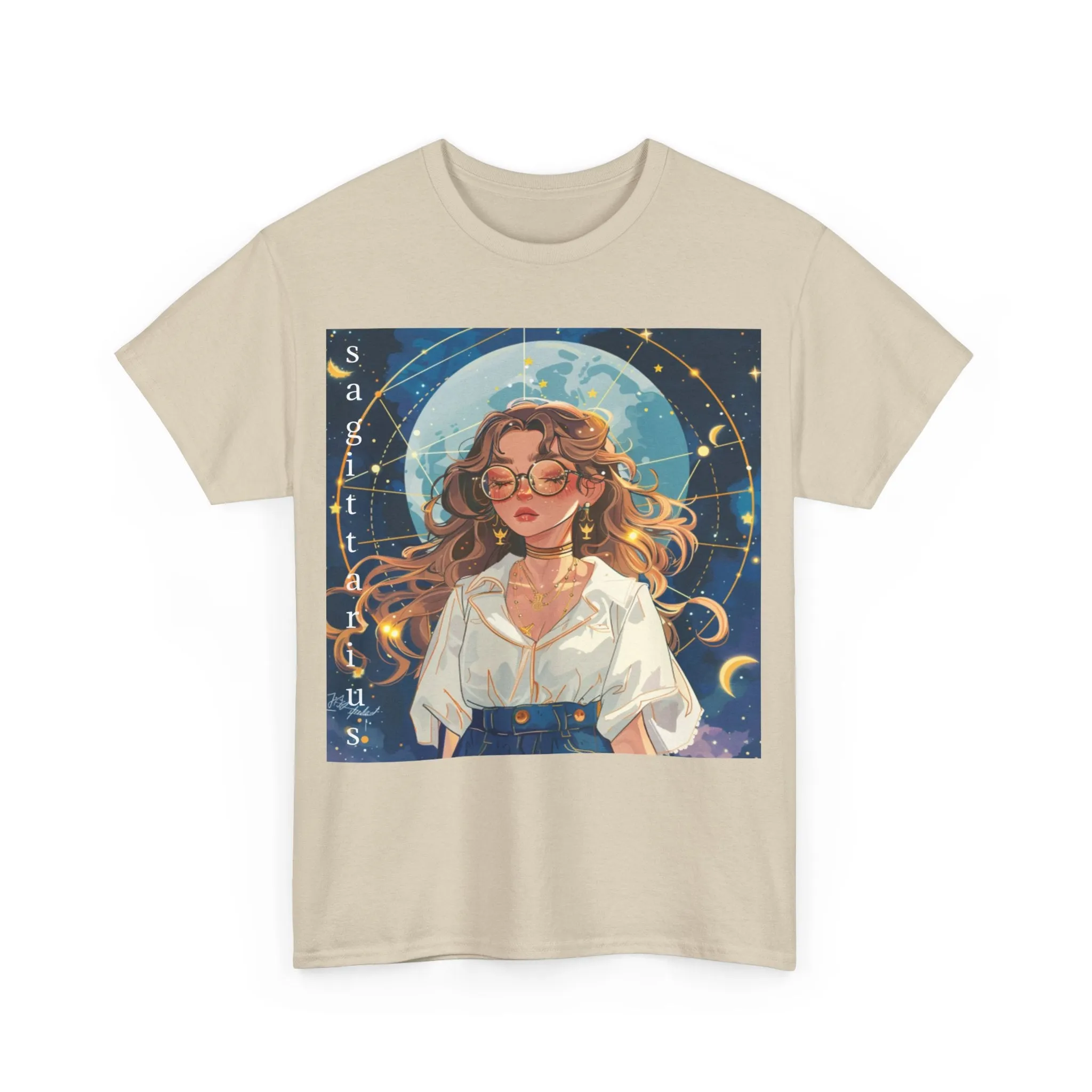 Zodiac Sagittarius Unisex Heavy Cotton Tee