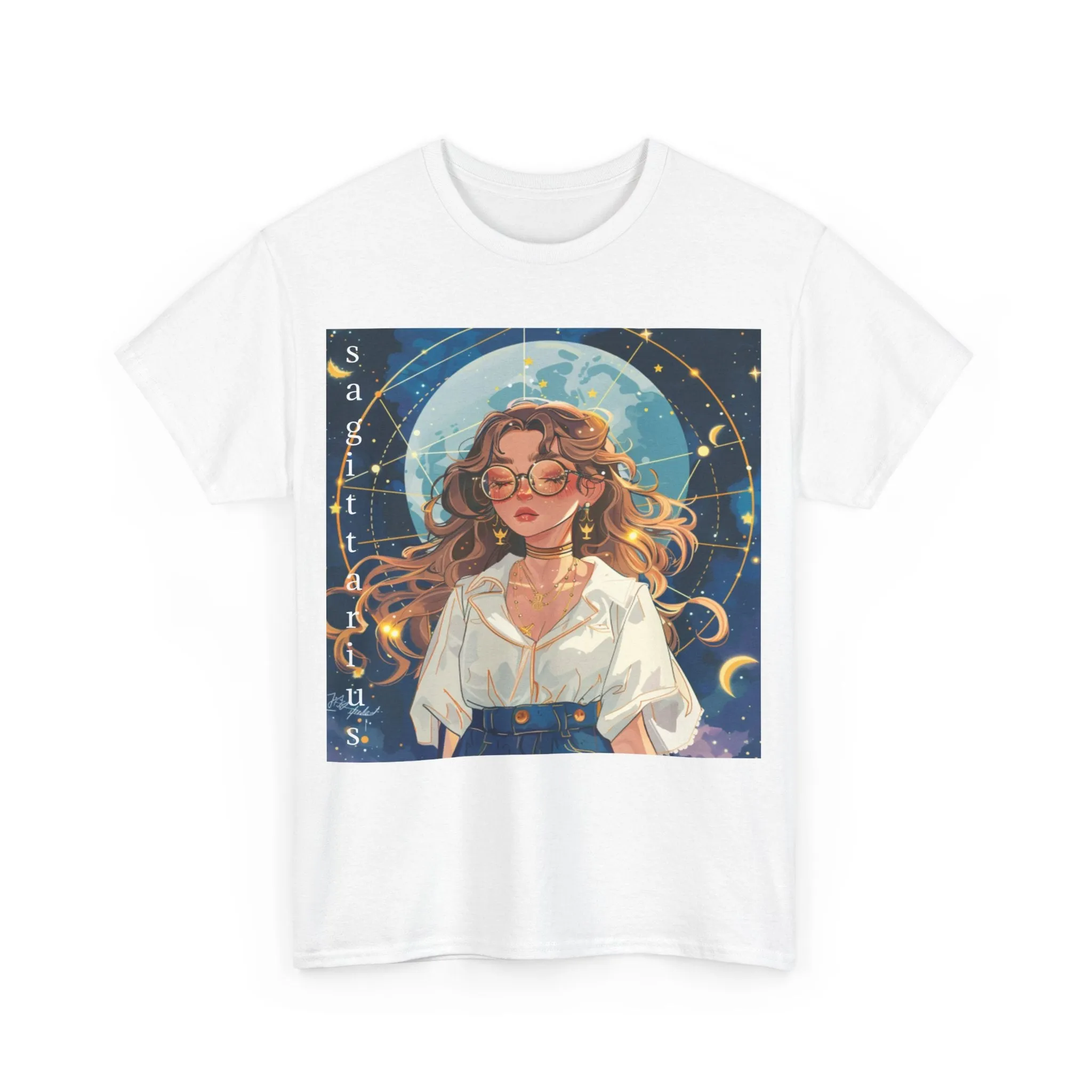 Zodiac Sagittarius Unisex Heavy Cotton Tee